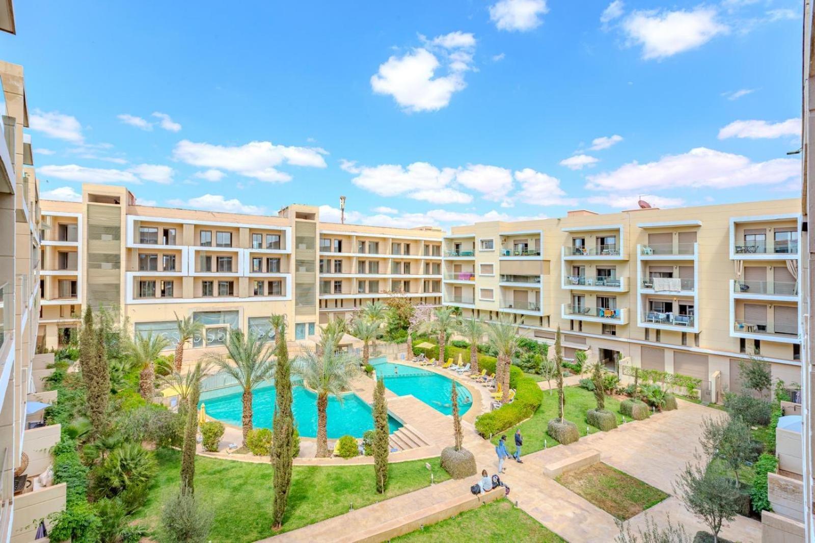 Royal Deluxe Diamond - Marrakech, Luxe Pool View Daire Marakeş Dış mekan fotoğraf