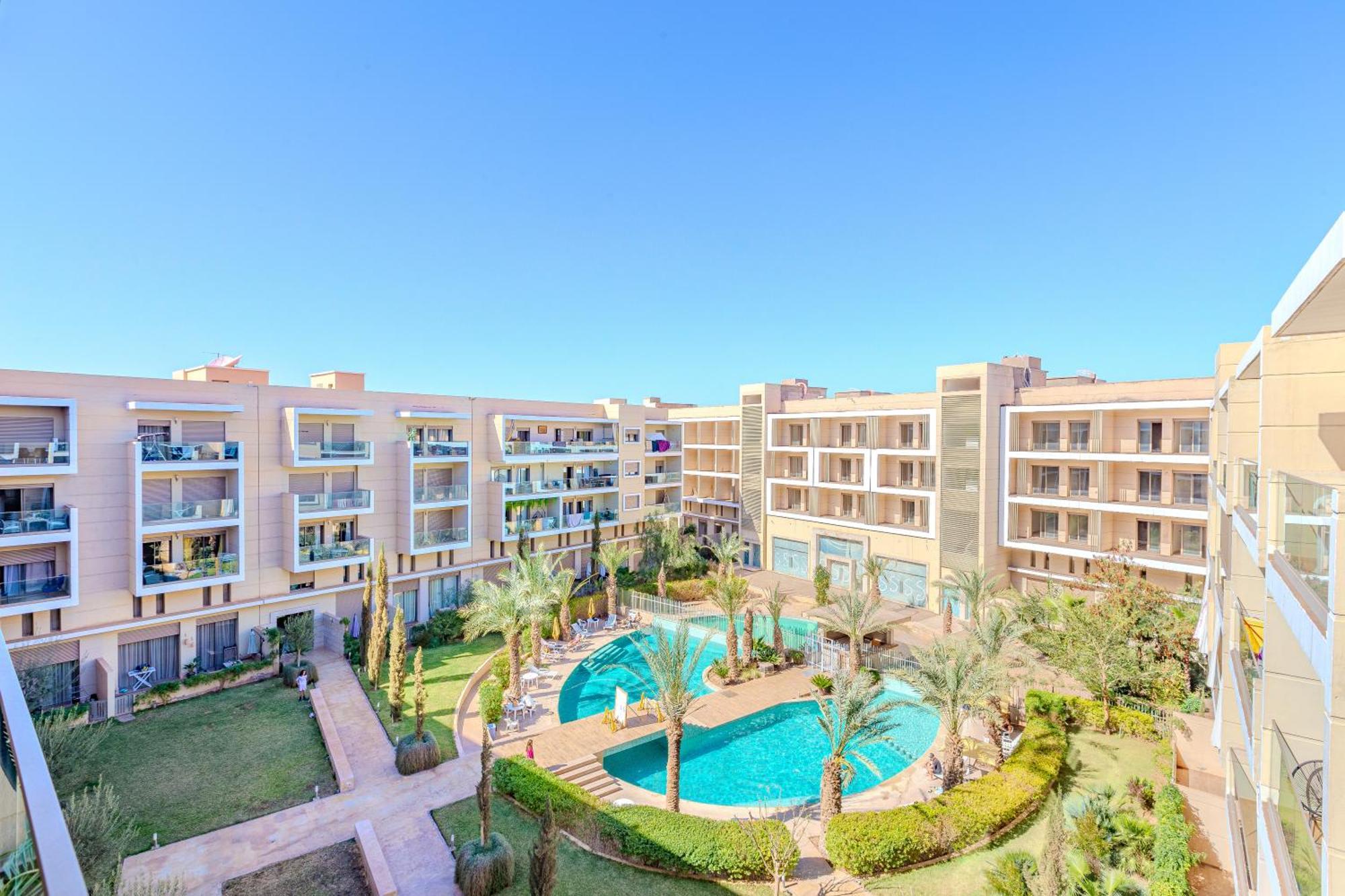 Royal Deluxe Diamond - Marrakech, Luxe Pool View Daire Marakeş Dış mekan fotoğraf
